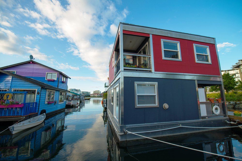 A Float Home B&B In Fisherman'S Wharf Victoria Exterior photo